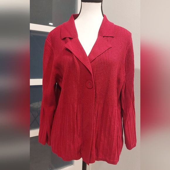 croft & barrow Jackets & Blazers - Croft & Barrow Red Women's Jacket